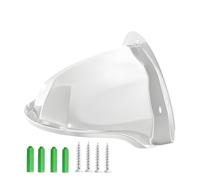 SamIdea Sun Rain Shade Camera Cover Outdoor, CCTV Security Camera Top Cover Shield Protective Roof for CCTV Surveillance Camera Hikvision/Nest/Ring/Arlo/Dome/Bullet/Bell (Hemisphere White Cover)