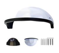 SamIdea Sun Rain Shade Camera Cover Outdoor, CCTV Security Camera Top Cover Shield Protective Roof for CCTV Surveillance Camera Hikvision/Nest/Ring/Arlo/Dome/Bullet/Bell (Hemisphere WnB Cover)