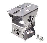 SamIdea Universal Steel 2-Layer Wall Pole Joint Mount Adaptor, 3-Axis Universal Bracket Adjustable Solid Metal Base Extension Adapter Suitable for CCTV Security Cameras(Double-Deck Universal Mount)