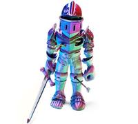 SAMIQU 3D Printed Skeleton Warrior Joint Free, Skeleton Knight Collectible Figurine,Perfect for Home Office Décor & Gift