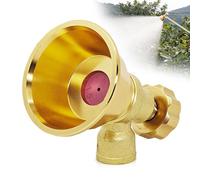 SAMIQU Brass Atomizing Nozzle - Adjustable, High-Pressure Irrigation Spray Misting Sprayer for Agricultural Spraying, Sprinkler Nozzle for Garden, Lawn - Water Nozzle for Plant