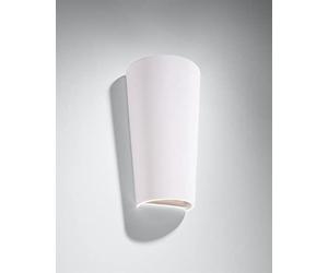 SAMIR Ceramic Wall Light L 29 x W 16 x H 11 x E27 Socket Dimmable White 16,5