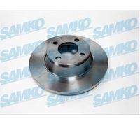 2x Brake disc solid A1391P SAMKO for AUDI 80 B4 Saloon 80 B4 Avant