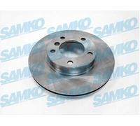 2x Brake disc internally vented B2381V SAMKO for BMW 3 3 Coupe 3 Convertible