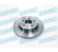 2x Brake disc solid F1026P SAMKO for FORD FOCUS III Saloon FOCUS III