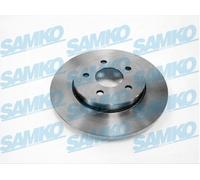 2x Brake disc solid F1041P SAMKO for FORD JAGUAR