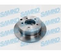 2x Brake disc solid M1023P SAMKO for MITSUBISHI LANCER VIII LANCER VII