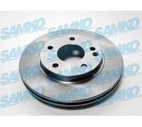 2x Brake disc internally vented M2591V SAMKO for MERCEDES-BENZ A-CLASS