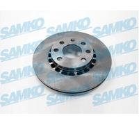 2x Brake disc internally vented O1241V SAMKO for OPEL VECTRA A CORSA B TIGRA