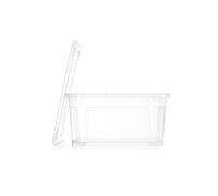 Samla 11 Litre Box with Lid - Transparent Storage Box 28 x 39 x 14 cm Made of Plastic
