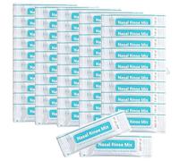 SAMLINSU 2.7g*54 Packets Neti Pot Salt, Sinus Rinse Salt for Neti Pots, Individually Wrapped Nasal Rinse Salt, Sinus Relief Rinse Kit for Adult & Kid BPA Free