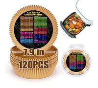 Samll Air Fryer Liners for Belaco 2L Air Fryer, Round Mini Air Fryer Parchment Paper Liners for 2-3L Basket, Oil-Proof, Food Grade Baking Paper for Air Fryer Roasting Microwave Oven, 120PCS
