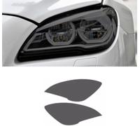 SamLng Car Front Light Film for BMW 6 Series F13 2015 2016 2017 Car Headlight Film Front Light Transparent Blackened Moulding Vinyl Protection Sticker Car Light Film