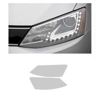 SamLng Car Front Light Film for VW for Jetta A6 2011-2017 Car Headlight Film Front Light Transparent Blackened Moulding Vinyl Protection Sticker Car Light Film