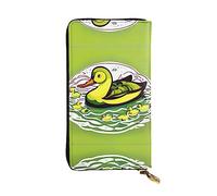 SamLng Duck Flock Game Print Leather Long Clutch Wallet â€“ Personalized, Comfortable & Lightweight with Card Holder, Coin Pocket