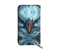 SamLng Flying Dragon Print Leather Long Clutch Wallet â€“ Personalized, Comfortable & Lightweight with Card Holder, Coin Pocket