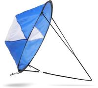 SamLng Foldable Sail with Window and Storage Bag | Compact 108 cm design with clear view panel. Quick setup and easy storage for paddling trips, touring and inflatable boats.
