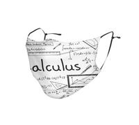 SamLng Math Geometry Geek Calculus Adult Dust Mask Cover - Breathable, Adjustable for Outdoor, Camping, Running, Traveling, Work, and Daily Use