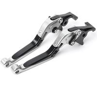 SamLng Motorcycle Brake Clutch Levers for Honda Cb1000 Big 1993 1994 1995 1996 Extendable Brake Clutch Levers and Handlebar Hand Grips Ends