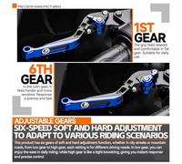 SamLng Motorcycle Brake Clutch Levers for Honda Nc700 Nc750s Nc750x 2016 2017 2018-2024 CNC Aluminum Alloy Made 3D Fishbone Pattern Short Brake Clutch Lever Motorcycle Brake Clutch Lever
