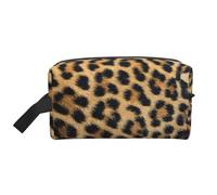 SamLng Rough Leopard print Print Travel Toiletry Bag - Cosmetic Makeup Pouch for Men and Women, Portable Organizer for Daily Use, White, One Size