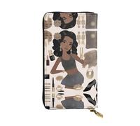 SamLng Stylish Glam Print Leather Long Clutch Wallet â€“ Personalized, Comfortable & Lightweight with Card Holder, Coin Pocket