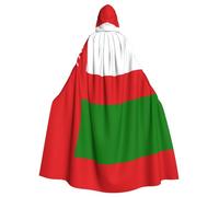 SamLng Sultanate of Oman Hooded Cloak - Adult Role Play Costume Cosplay - Perfect for Christmas, Wizard, Magician Themed Parties