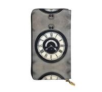 SamLng Time Travel Print Leather Long Clutch Wallet â€“ Personalized, Comfortable & Lightweight with Card Holder, Coin Pocket