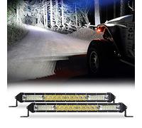 Samman Slim Led Light Bar 10 Inch LED Offroad Working Flood Spot Combo Driving Boat Light for SUV UTV ATV Trucks 2pcs