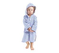 SAMMIMIS Baby Hooded Towel Cover Up, 100% Turkish Cotton, Premium Quality - Blue - XS (6 Month - 2 Year)
