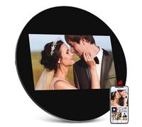 SAMMIX - 10.1 inch WiFi digital photo frame, IPS HD electronic photo frame, 32GB storage, slideshow, easy to share photos and video through the