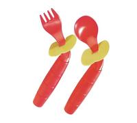 Sammons Preston Easieeaters Curved Utensils, Right-handed W/shield by EasieEaters