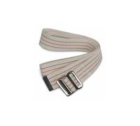Sammons Preston Gait Belt with Metal Buckle, 2" Wide, 100" Long Heavy Duty Gait Transfer Belt, Essential Walking and Transport Assistant for Elderly, Disabled, and Medical Patients, Neutral Stripe