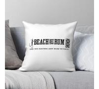 Sammy Hagar Beach Bar Rum Square Pillowcase Polyester Linen Velvet Pattern Zip Decor Throw Pillow Case Car Cushion Case