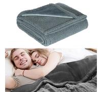 Samnuerly Love blanket waterproof, love blanket - the waterproof cuddly ceiling, water -repellent living ceiling for bed couch sofa(Grau XL: 145 * 216CM)