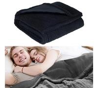 Samnuerly Love blanket waterproof, love blanket - the waterproof cuddly ceiling, water -repellent living ceiling for bed couch sofa(Schwarz XL: 145 * 216CM)