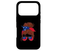 Samoa Flag Samoan Pride Woman Messy Hair Samoan Roots Case for iPhone 17 Pro