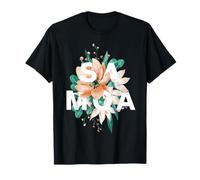 Samoa Floral Typography Samoan Pride Polynesia T-Shirt