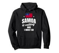 Samoa Is Calling Travel Samoa Flag Vacation Trip Pullover Hoodie
