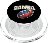 Samoa Rugby Ball Flag Polynesian Pride Sports Design PopSockets PopGrip for MagSafe