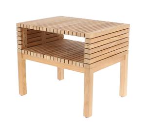 Samoa Side Table with Storage Tray Outdoor Jan Kurtz W 97 x D 45 x H 40.5 cm - 4021224404357