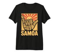 Samoan Tribal Sun Sea Turtle Samoa Samoan Premium T-Shirt