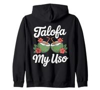 Samoan Tribal Sun Sea Turtle Samoa Samoan Zip Hoodie