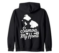 Samoan Tribal Sun Sea Turtle Samoa Samoan Zip Hoodie