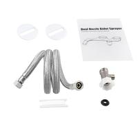 SAMODRA Series 07 Bidet T-Adapter and Braided Steel Cold Water Hose Kits