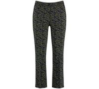 Samoon Women's 520503-21103-1102 Slacks, Black Patterned, 18
