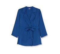 Samoon Women's Jacket Jeans + Fabric, Cobalt Blue, 20