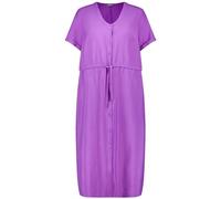 Samoon Women's Kleid Gewebe Dress, Soft Plum, 22 UK