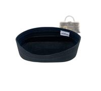 SAMORGA (7-108/ D-Caro-VN-Mini) Bag Organizer for Dior Mini Caro Vanity Case [1.2mm Black]