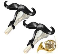 Samorillo Clip-On Mustache for French Horns - Accessory - Black, Plastic